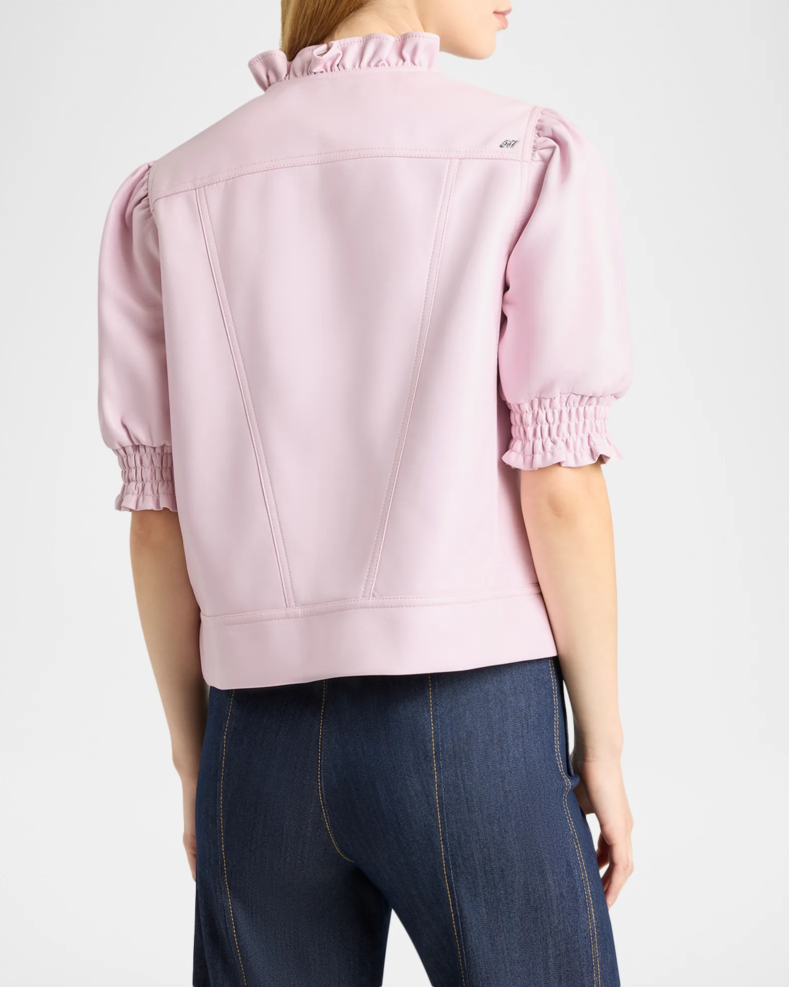 Anabella Vegan Leather Jacket view 2