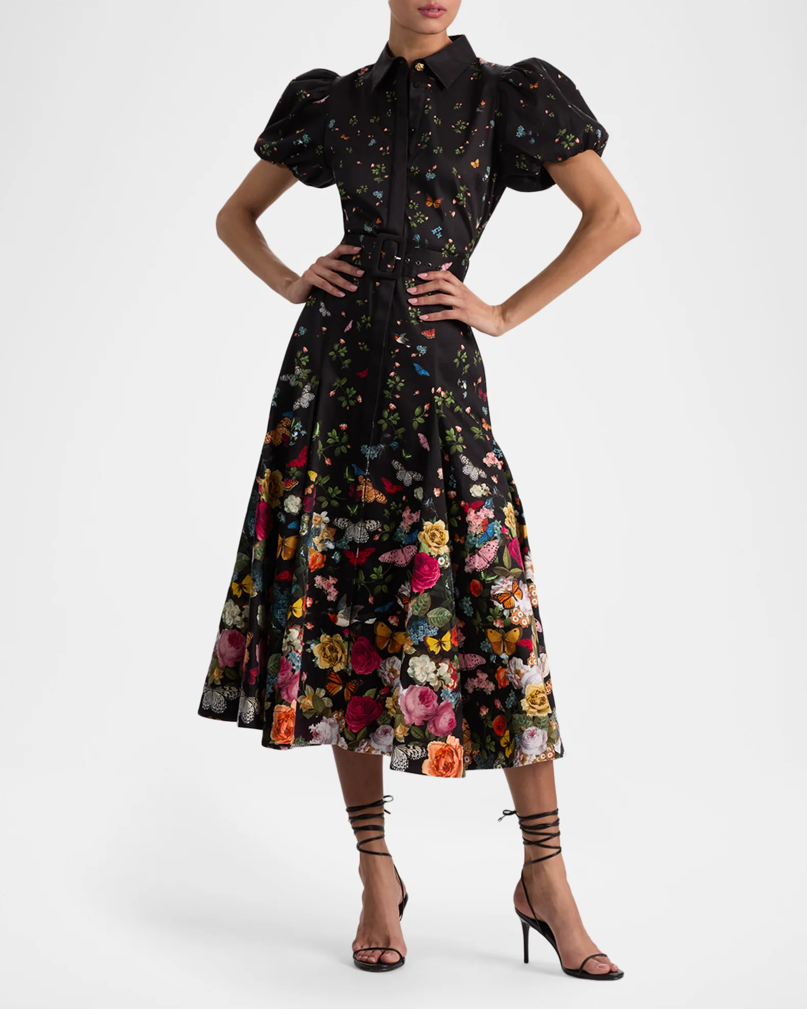 Henrietta Belted Midi Dress view 4