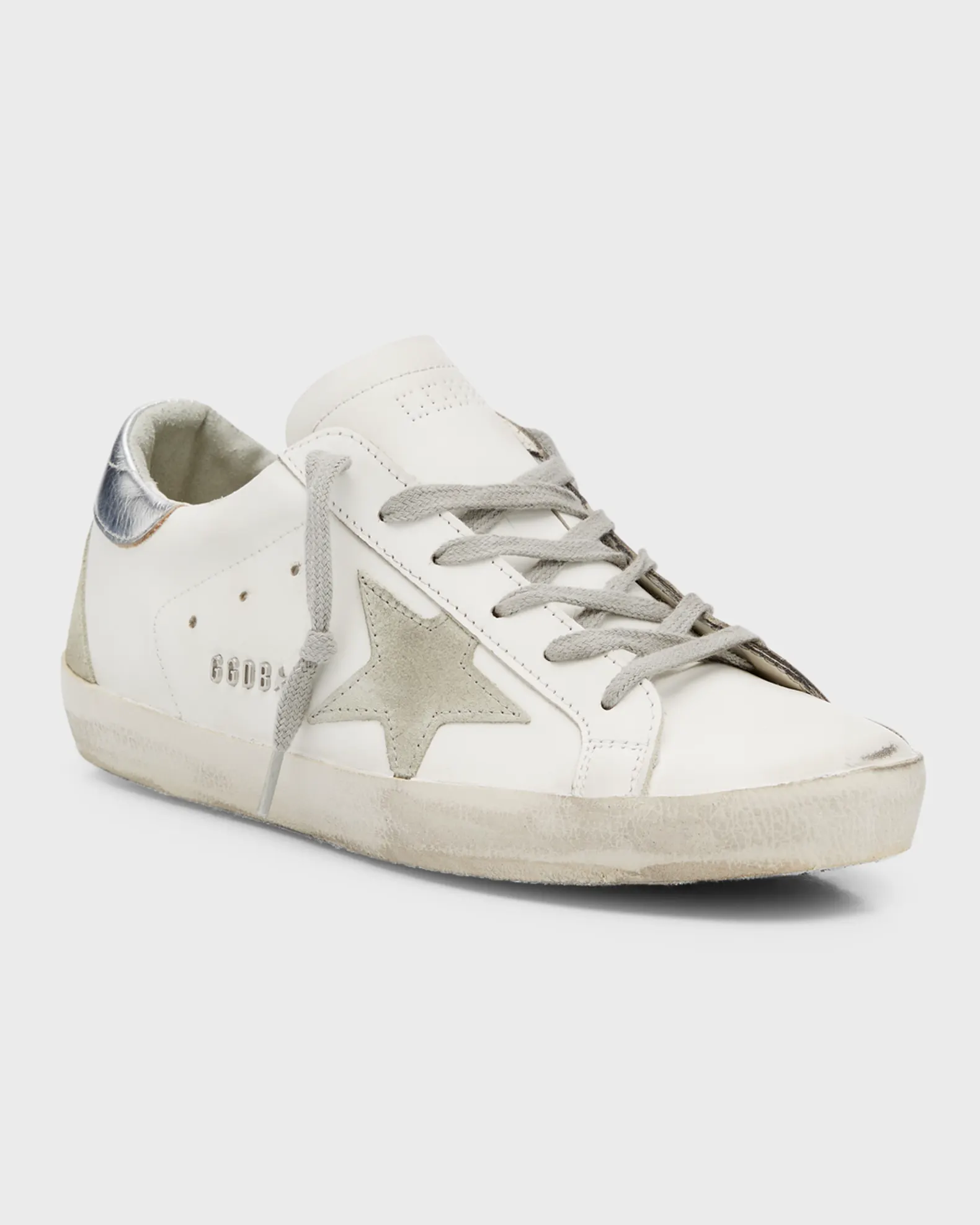 Super-Star Mixed Leather Sneakers view 2